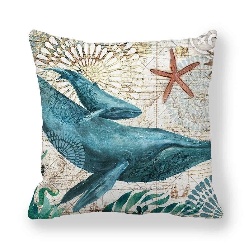 Vintage Animal Landscape Peach Skin Fiber Pillow Covers|Home Decor Pillows