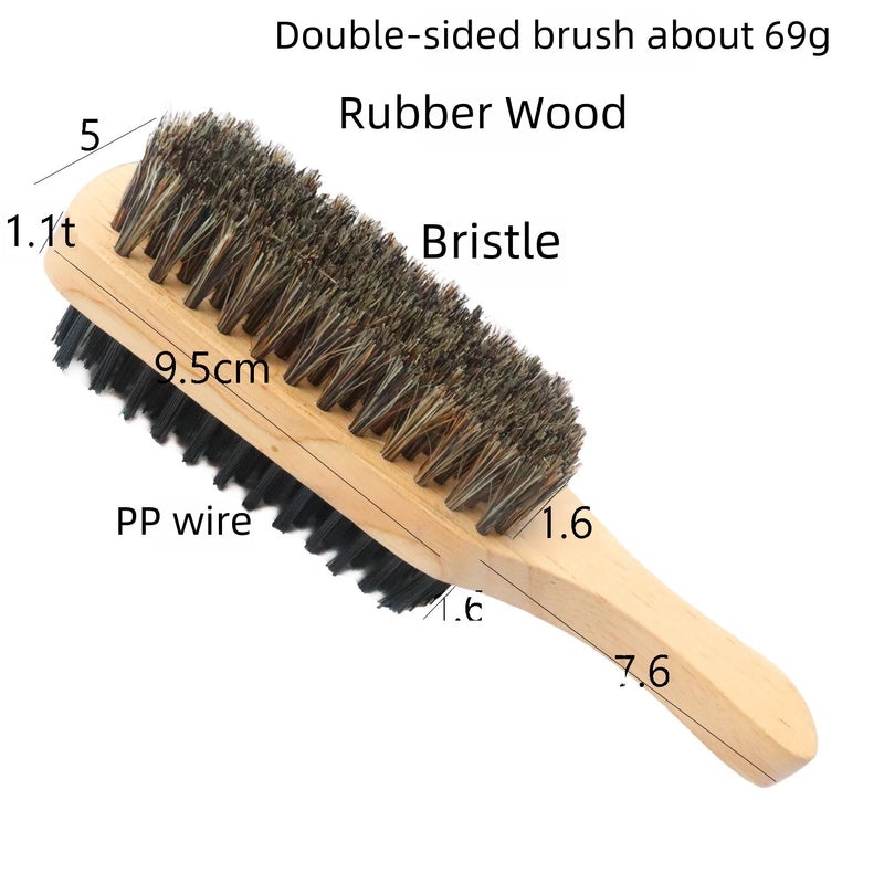 Multi-Purpose Soft Bristle Wooden Handle Brush for Clothing Dust Removal and Household Cleaning|Home Cleaning Supplies