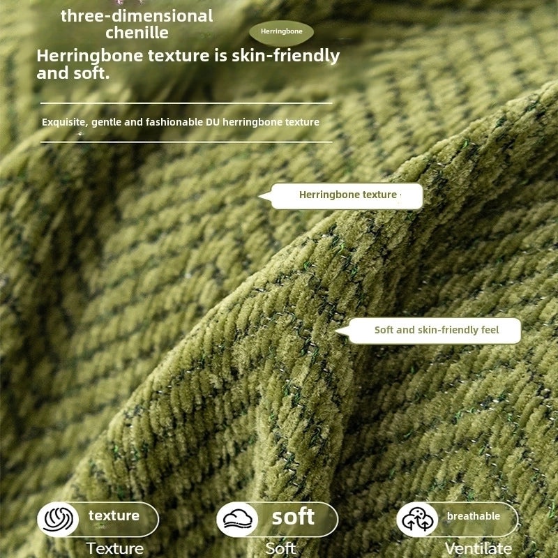 Autumn Winter Premium Herringbone Sofa Cover Blanket Universal All-Inclusive Sofa Towel Cloth|Home Textiles