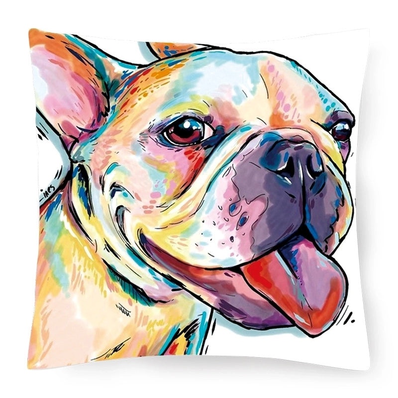 Adorable Country Style Cartoon Dog Plush Cushion|Home Decor Pillows