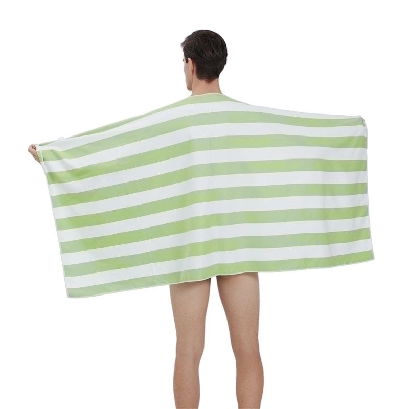 Vacation Stripe Soft Microfiber Beach Towels|Beach Towels & Outdoor Towels