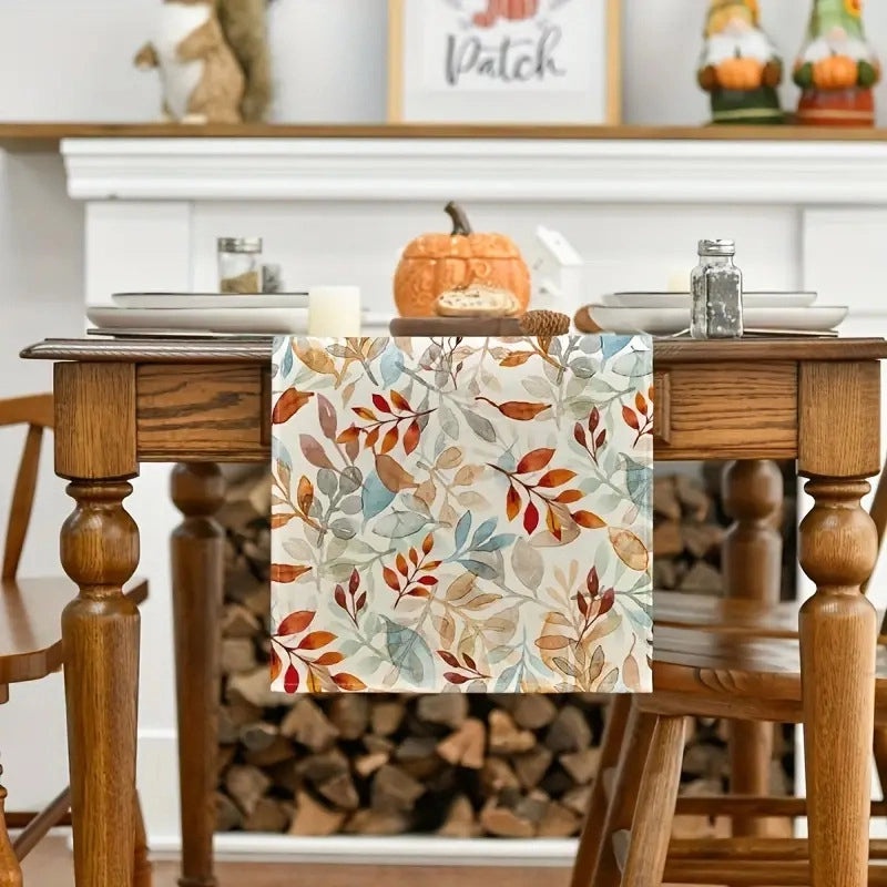Adorable Cartoon Style Linen Tablecloth for Dining Room Decor|Home & Living Table Linens