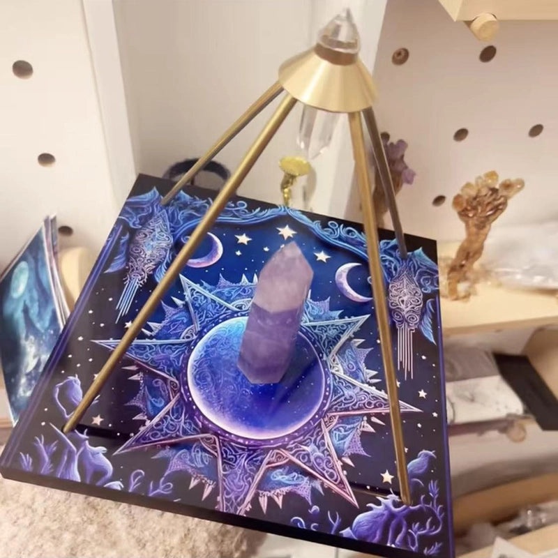 Artistic Vintage Star and Moon Canvas Wall Art | Home Décor Canvas Paintings