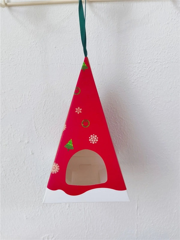 Christmas Cute Geometric Gift Bags for Holiday Party Wrapping Supplies | Christmas Party Supplies