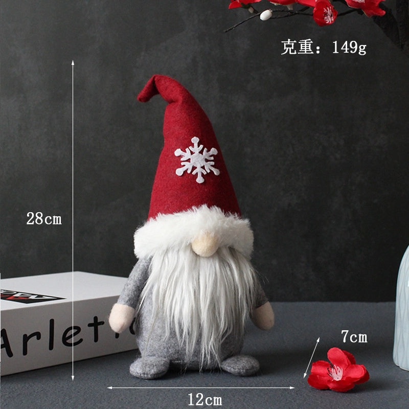 Creative Hooded Faceless Santa Claus Plush Doll Holiday Decoration|Home Decor & Holiday Ornaments