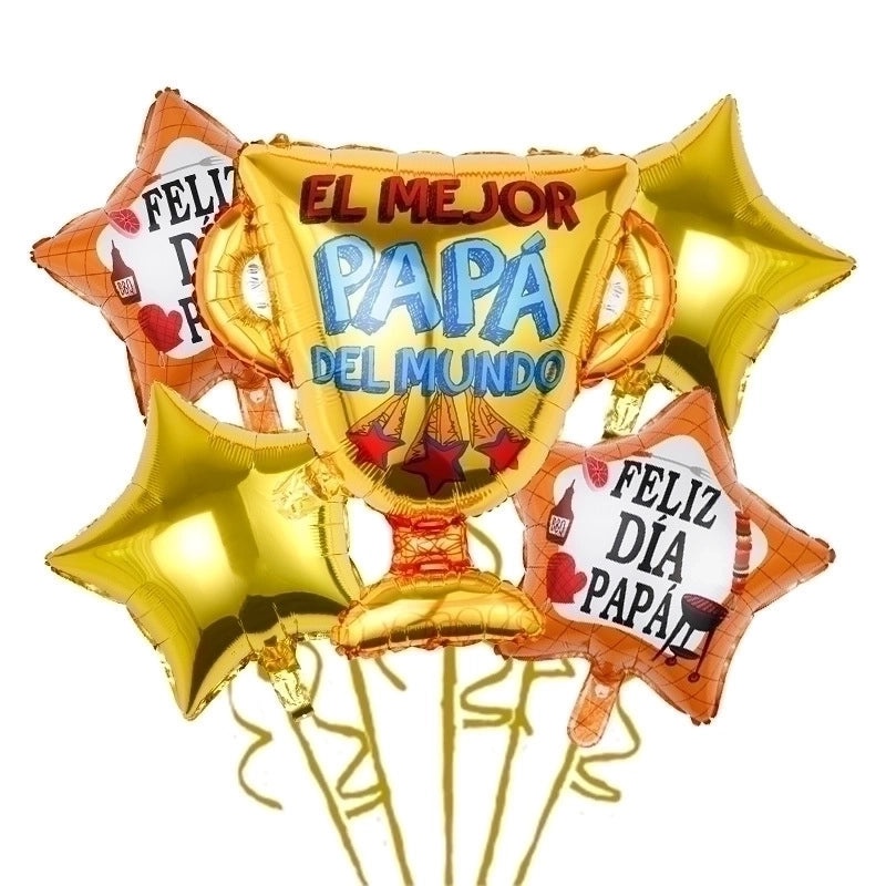 Father's Day Celebration Letter Aluminum Foil Balloons|Party Decorations