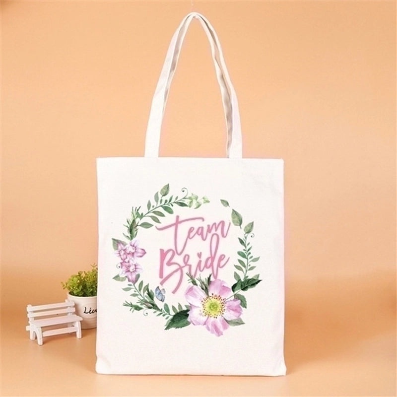 Personalized Linen Party Gift Bags with Letter Design|Party Supplies & Gift Wrapping