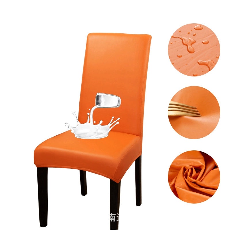 Casual Solid Color Leather Chair Cover for Vacation | Home Decor & Furniture Accessories