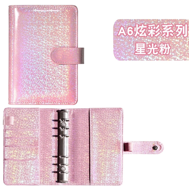 Classic A6 Pure Color Leather Loose-leaf Student Notebook | Stationery & Notebooks