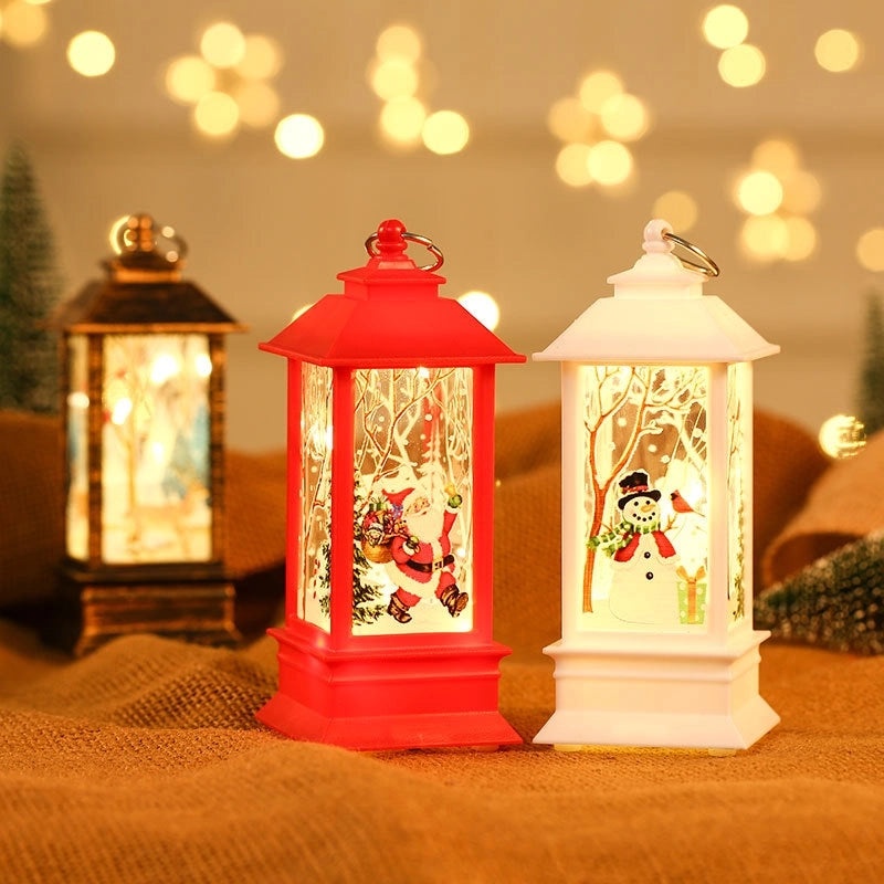 Christmas LED Mini Oil Lamp Decoration Portable Festive Light|Home Decor