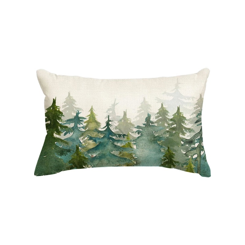 Christmas Holiday Linen Pillow Covers for Couch & Sofa | Home Decor