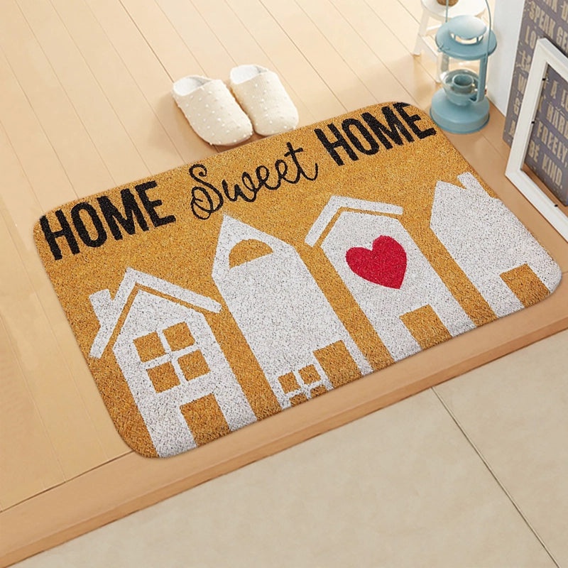 Cozy Letter Pattern Flannel Fabric Rug|Home Decor & Carpets