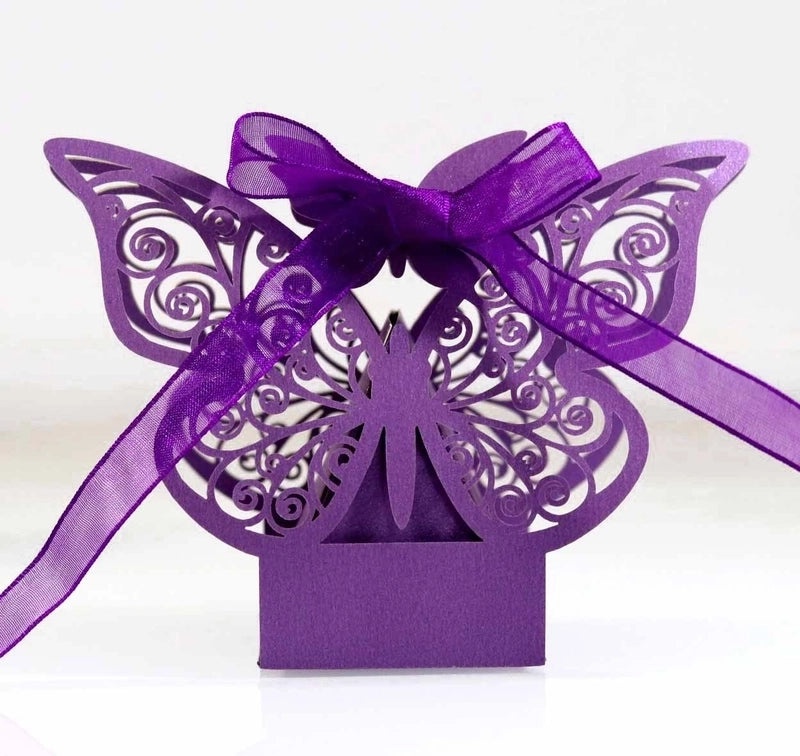 Iridescent Bow Knot Gift Bags 210g for Wedding Banquet|Gift Bags & Packaging