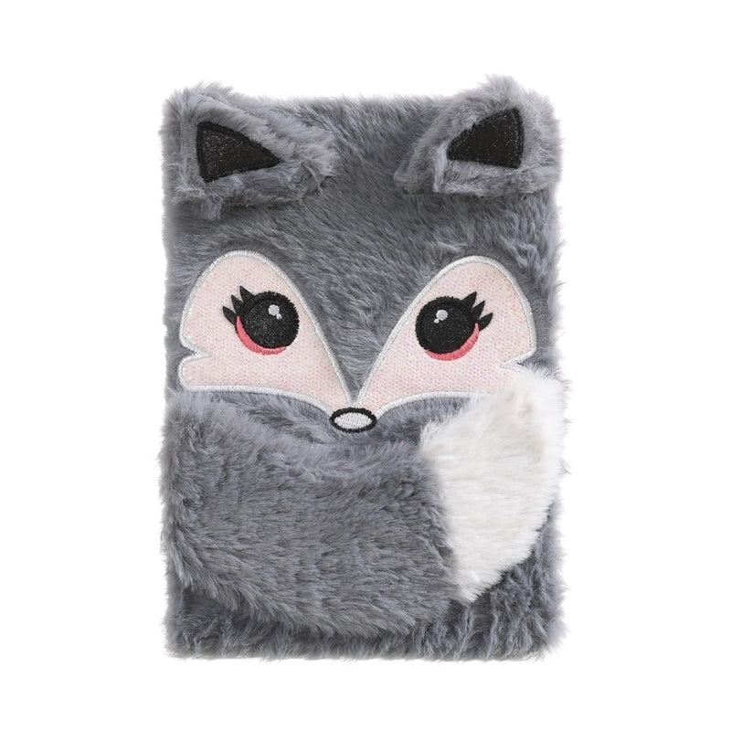 Winter Cute Fox Animal Furry Diary for Kids|Children's Stationery