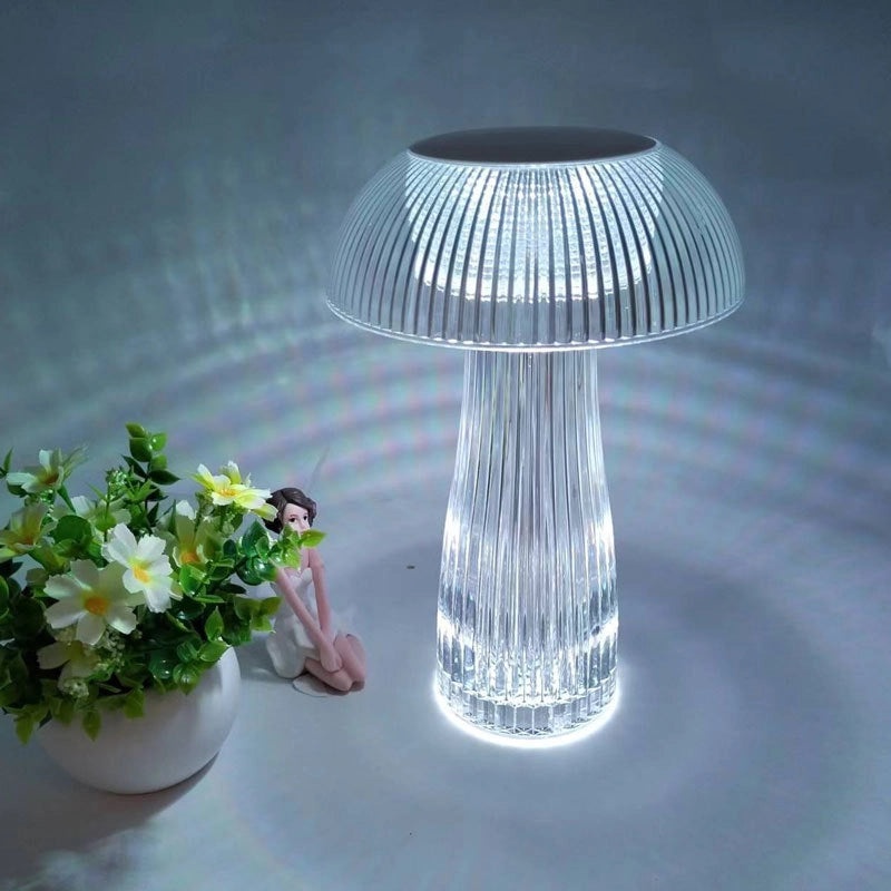 Minimalist Geometric Indoor Night Light with Mixed Materials, 1 Piece | Home Decor Lighting