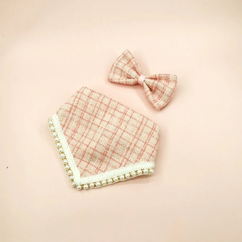 Adorable Polyester Bow Tie Pet Scarf for Dogs and Cats|Pet Accessories
