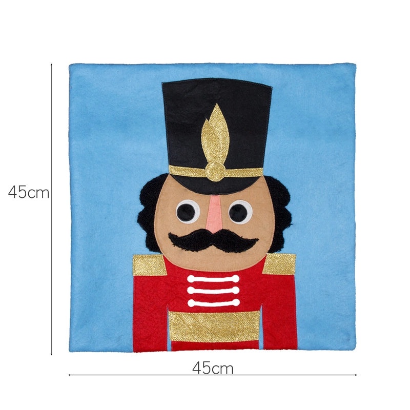 Cute Christmas Soldier Felt Ornament for Couch & Sofa | Holiday Home Decor