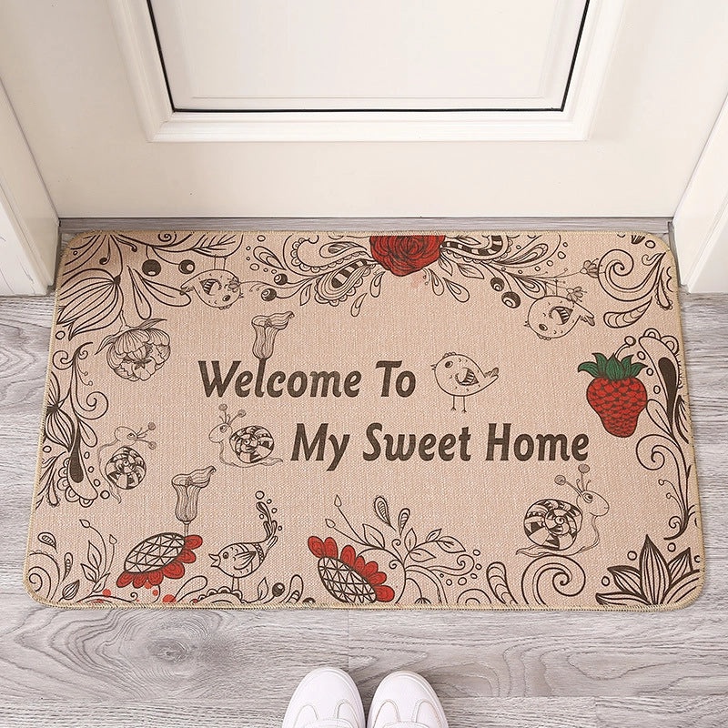 Saber Pattern Non-Slip Rubber Bathroom Mat Absorbent Entrance Floor Mat|Home & Living - Bathroom Accessories