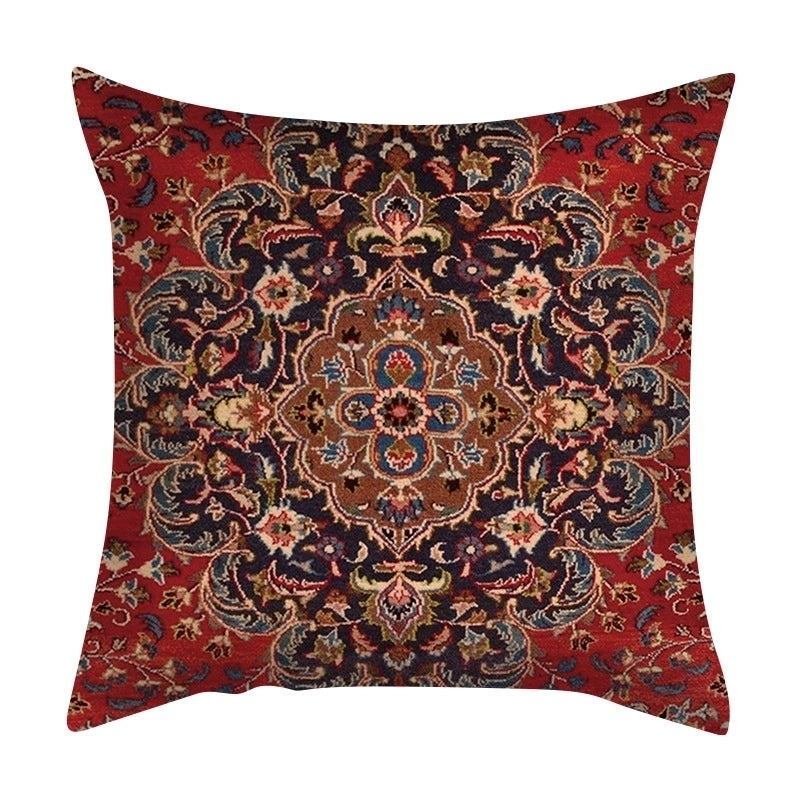 Bohemian Geometric Peach Skin Cushion Covers|Home Decor Pillows