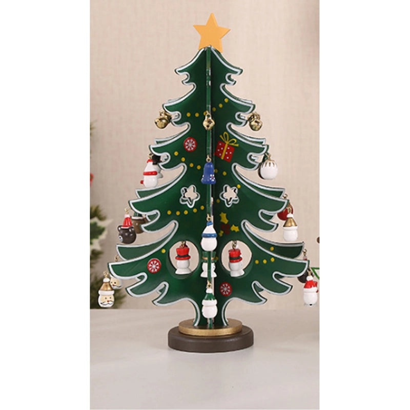 Minimalist Wooden Christmas Tree Decorative Ornament for Holiday Home Decor|Holiday Decorations