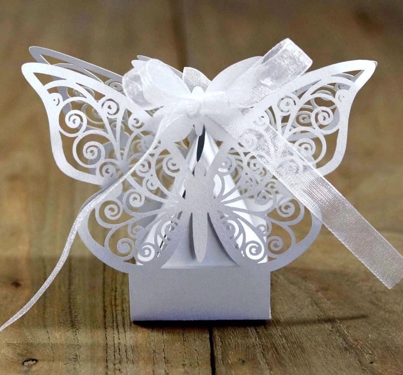 Iridescent Bow Knot Gift Bags 210g for Wedding Banquet|Gift Bags & Packaging
