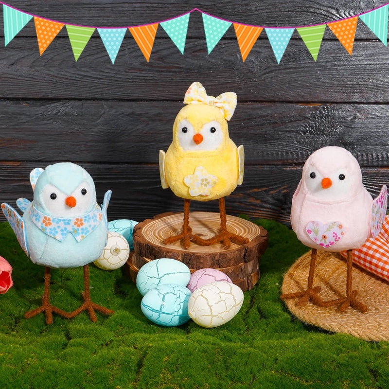 Easter Adorable Bird Fabric Decorations|Seasonal Holiday Ornaments