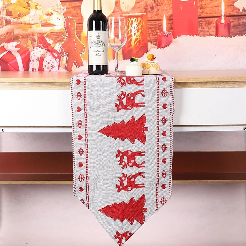 Holiday Reindeer Decorative Banquet Tablecloth|Home Decor Table Linens