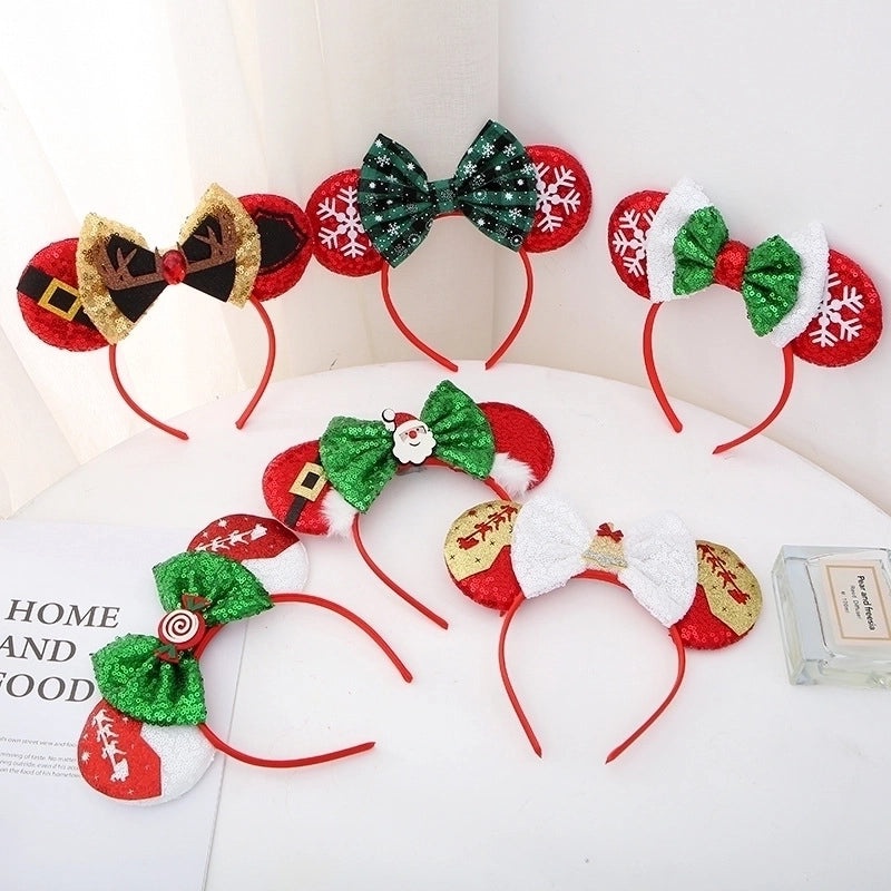 Festive Bow Knot Hair Clip Christmas Party Accessories|Hair Accessories