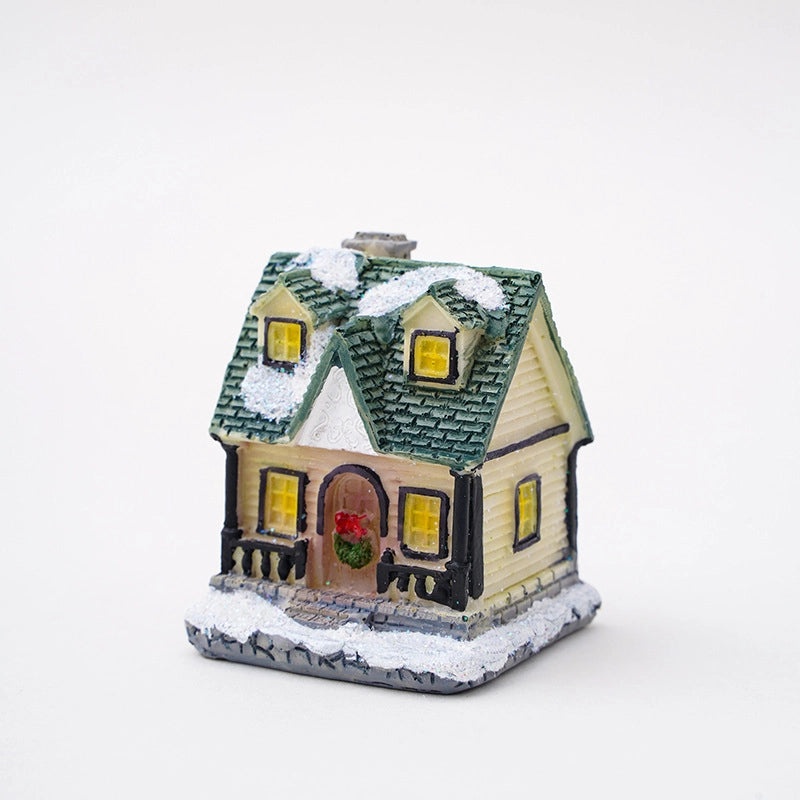 Modern Christmas Resin Ornament for Home Decor | Holiday Decorations