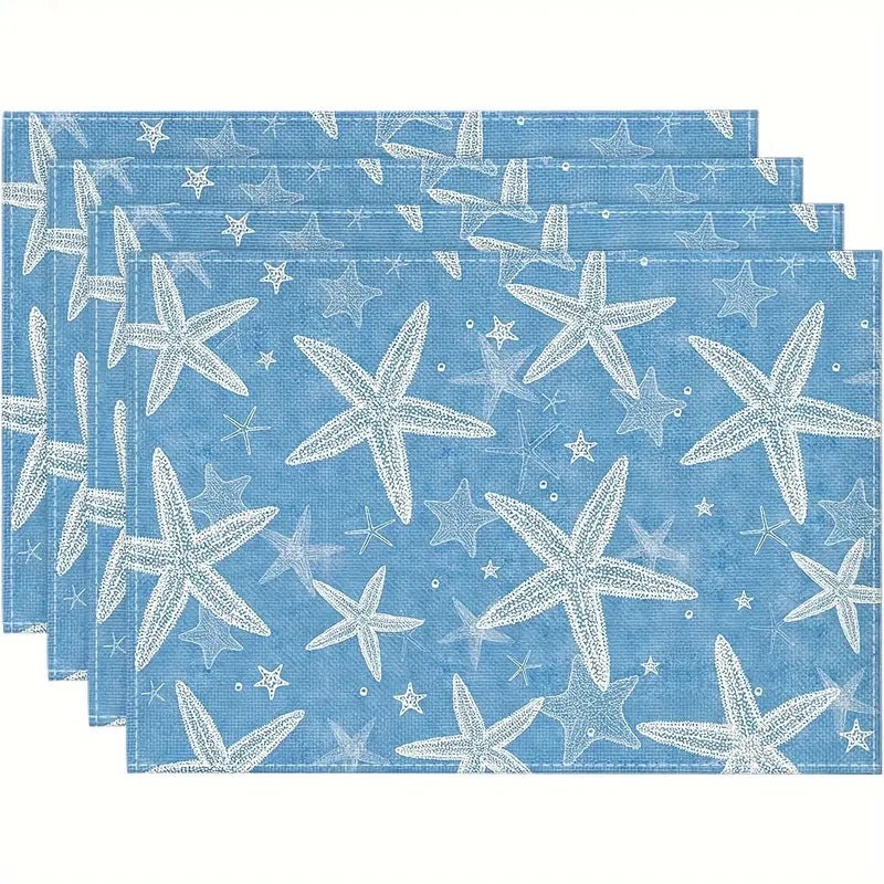 Nautical Starfish Linen Decor Coastal Ocean Theme|Home Decor & Accessories