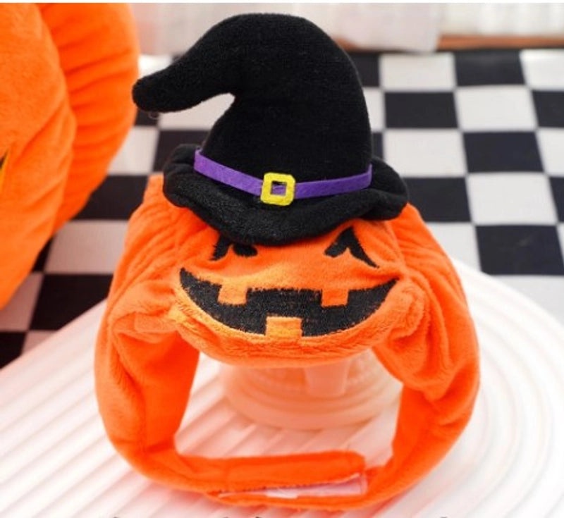 Classic Minimalist Polyester Halloween Pumpkin Pet Costume|Pet Clothing
