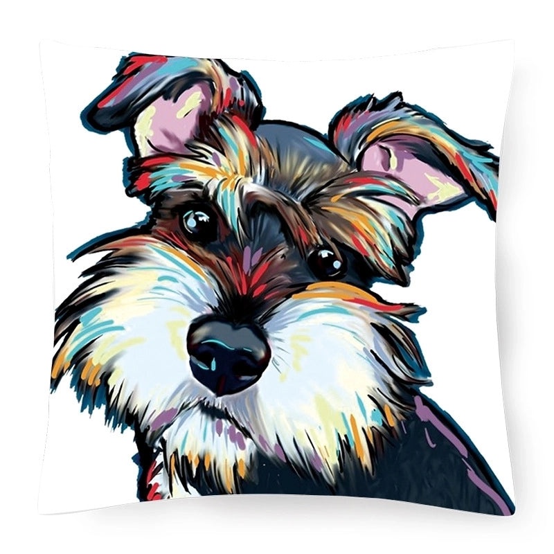Adorable Country Style Cartoon Dog Plush Cushion|Home Decor Pillows