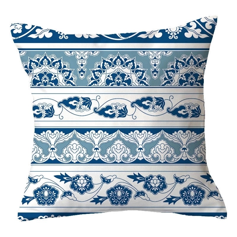 Chinoiserie Style Plush Pillow Covers for Vacation Home Decor | Home Decor & Pillow Covers