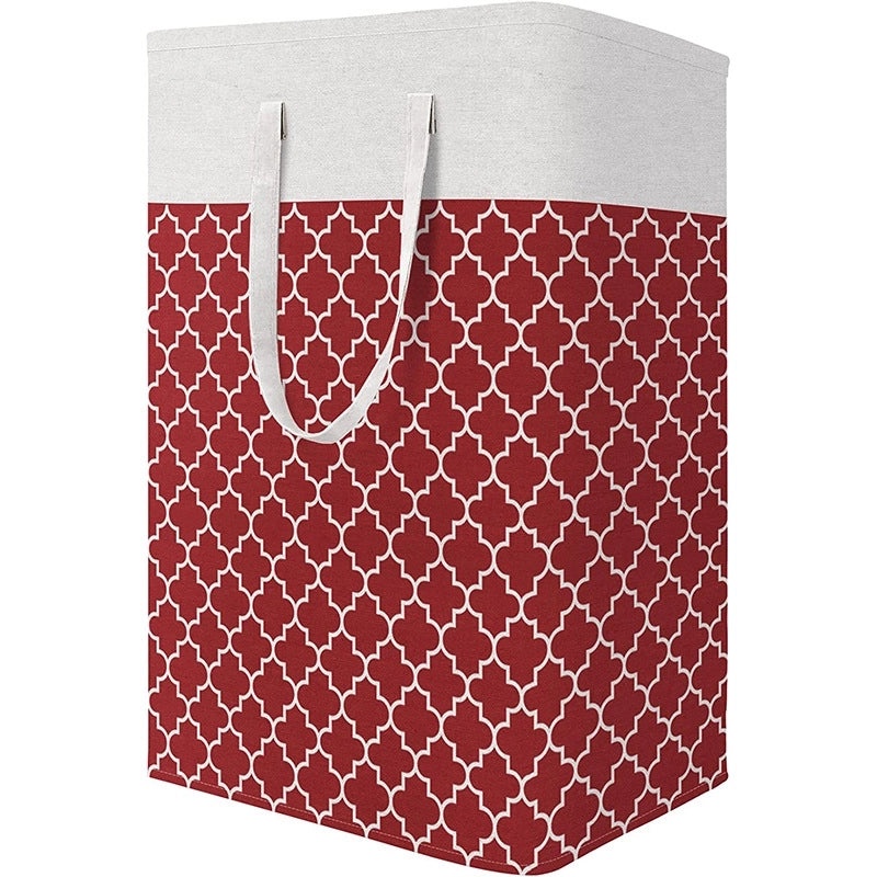 Simple Solid Color Fabric Laundry Hamper|Home Storage & Organization