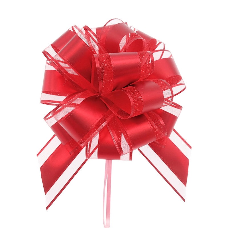 Large Matte Metal Color Ball Flower for Christmas Gift Packaging | Christmas Decorations