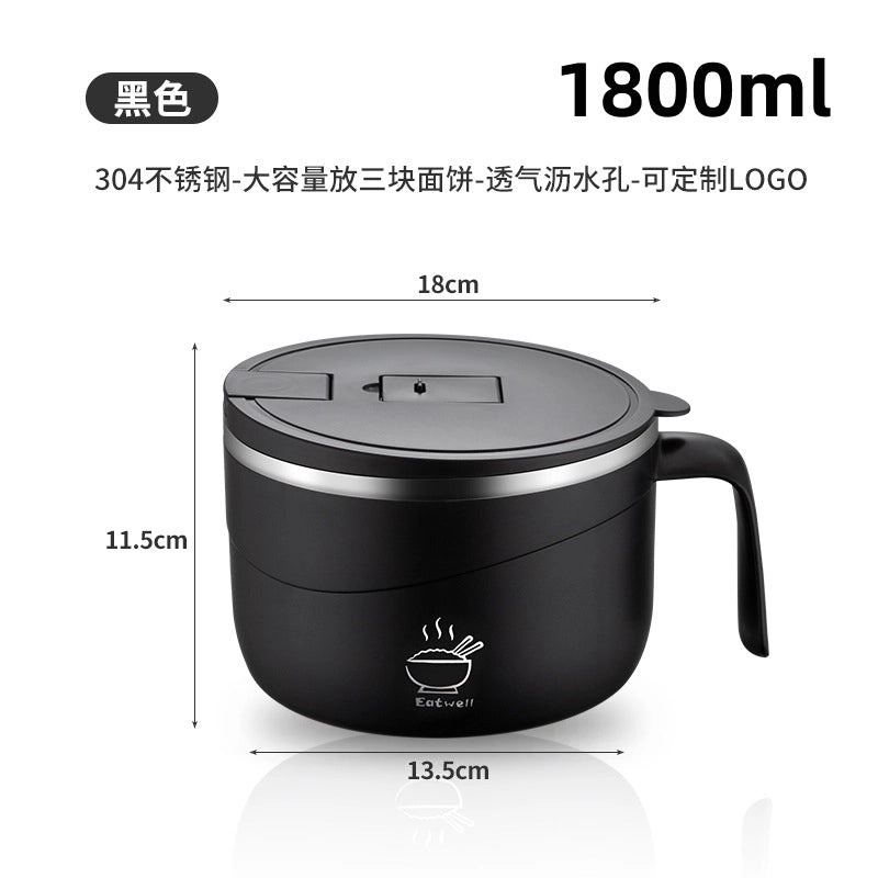 Stylish Solid Color Stainless Steel Food Container Single Piece | Kitchen Storage & Organization