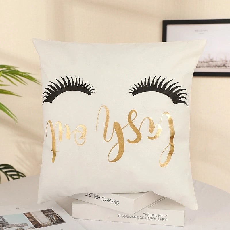 Elegant Initial Plush Cushion Covers|Home Decor