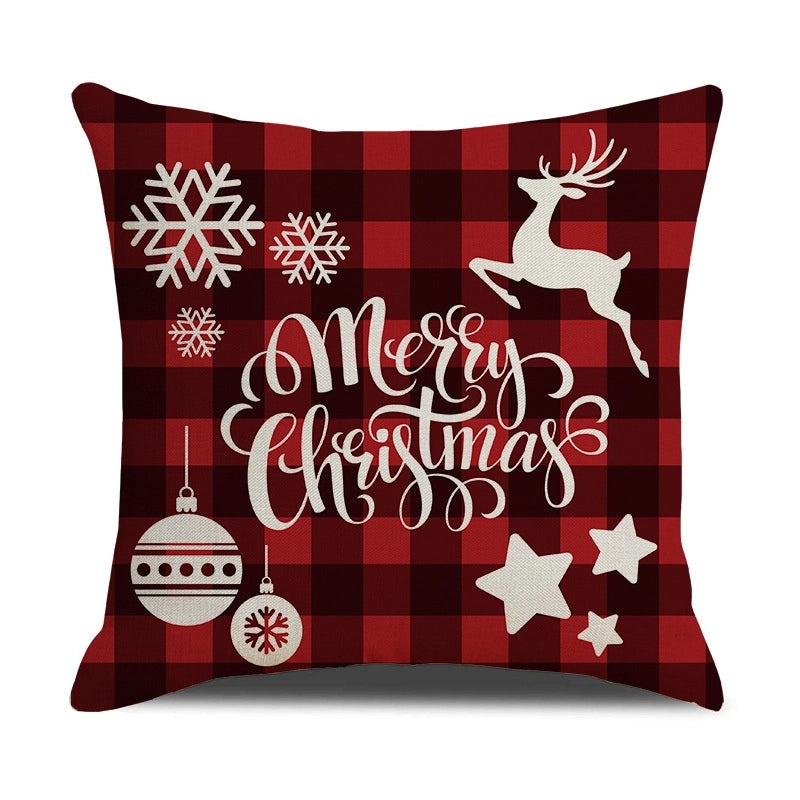 Stylish Elk Print Polyester Pillow Covers | Home Decor Pillows