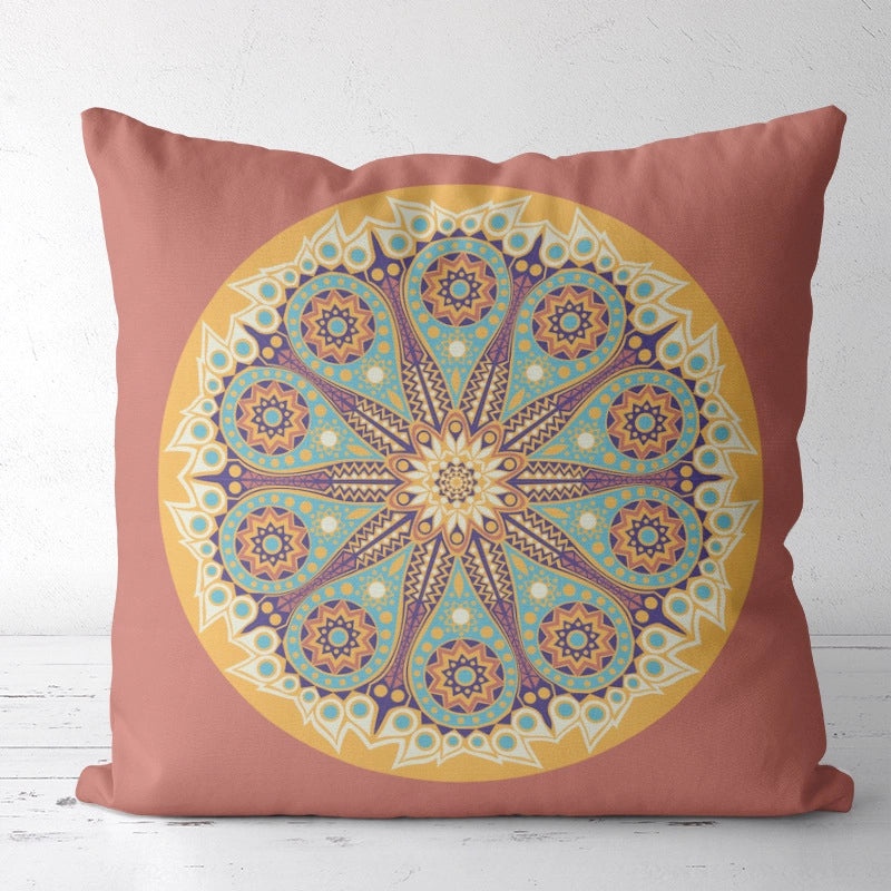 Vintage Printed Polyester Pillow Covers for Couch & Sofa | Home Decor Pillows