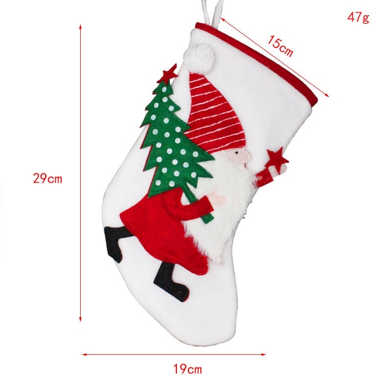 Christmas Knitted Gift Socks Christmas Tree Pendant Holiday Stockings Festive Christmas Decorations | Christmas Decorations & Stockings