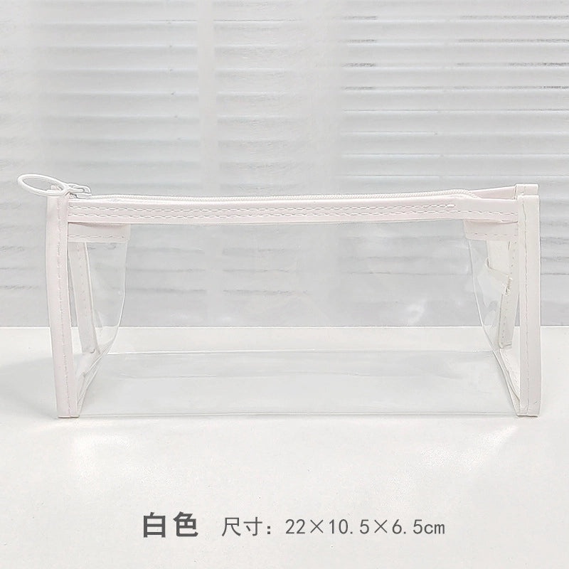 Transparent PVC Heart Storage Bag for Girls | Accessories Bags