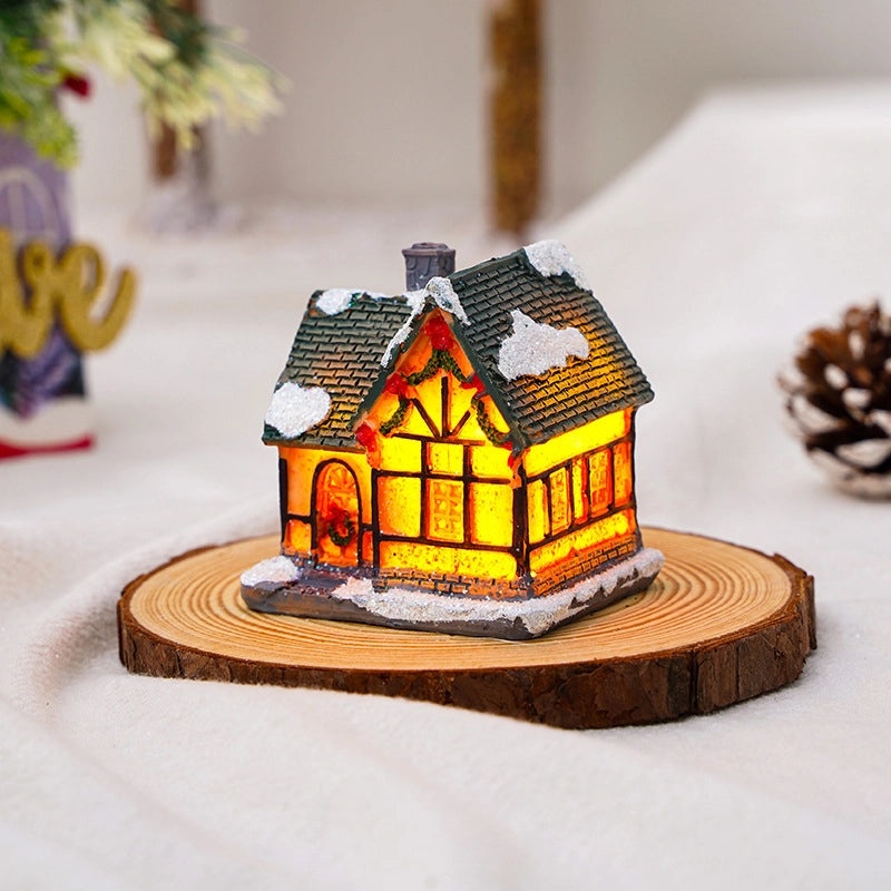 Modern Christmas Resin Ornament for Home Decor | Holiday Decorations