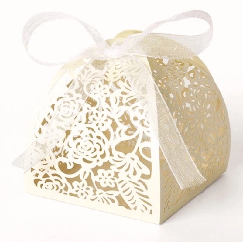 Romantic Floral Paper Gift Bags for Valentine's Day Wedding Banquet | Wedding Accessories
