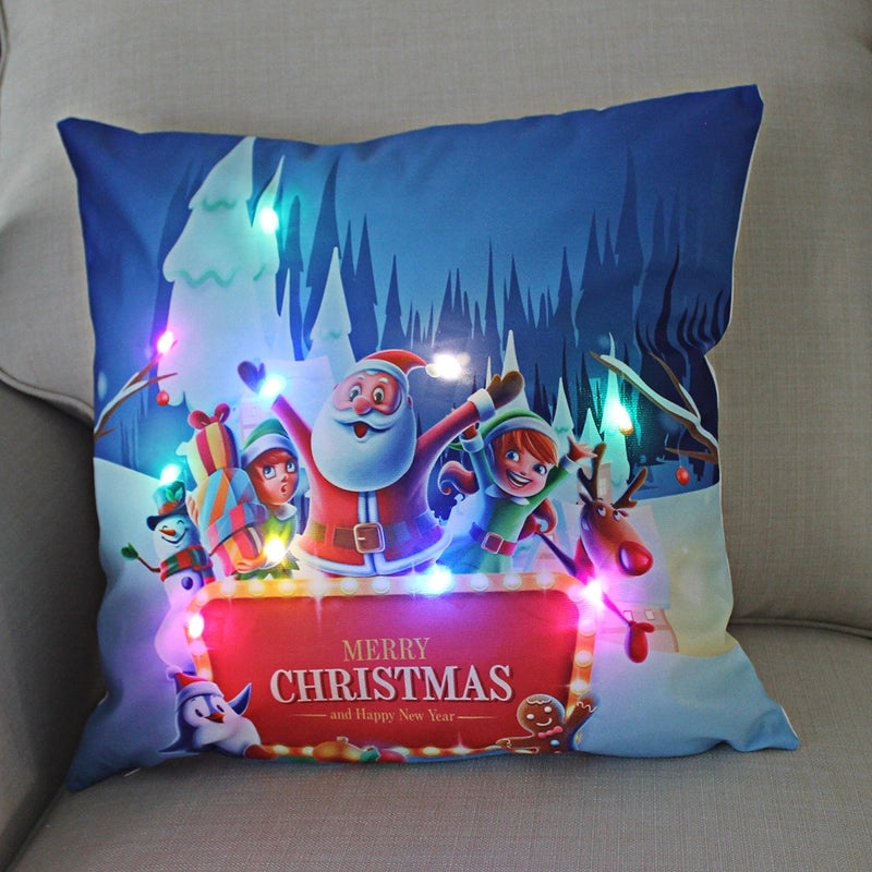 Christmas Santa Plush Pillow Covers|Home Decor Pillows