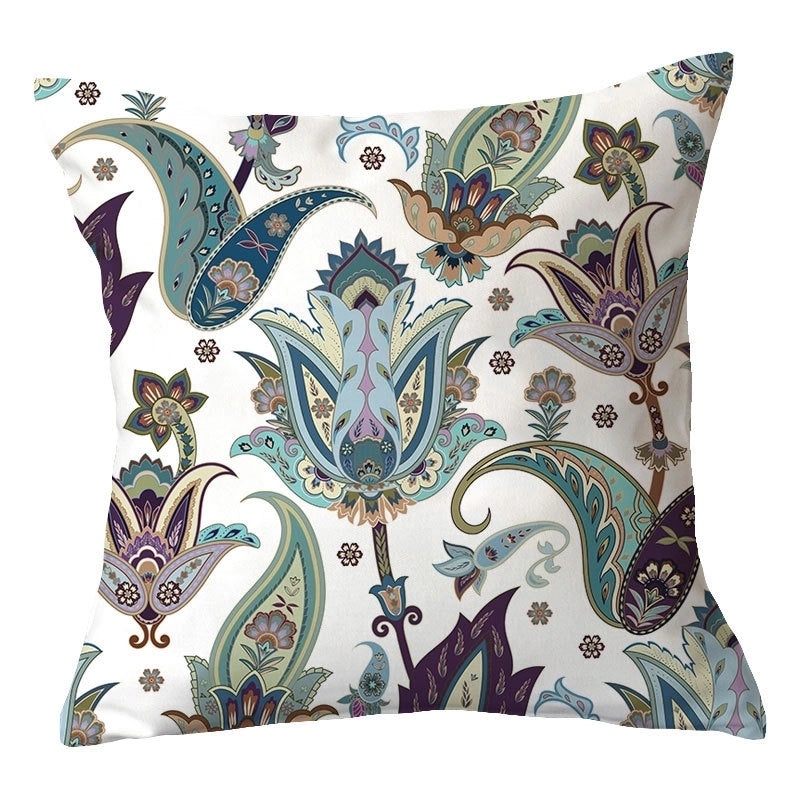 Chinoiserie Style Plush Pillow Covers for Vacation Home Decor | Home Decor & Pillow Covers