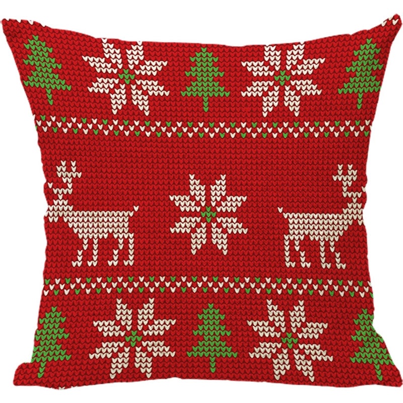 Stylish Cartoon Linen Cushion Covers for Home Decor|Home Textiles & Pillows