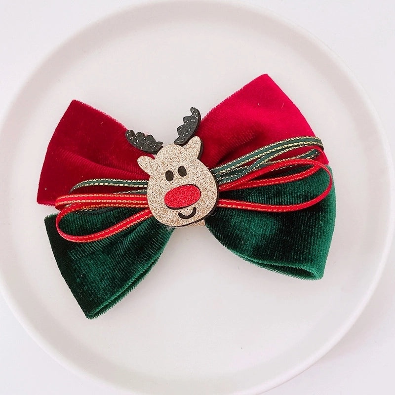 Christmas Bow Knot Hair Clip Cute Festival Party Accessory|Hair Accessories