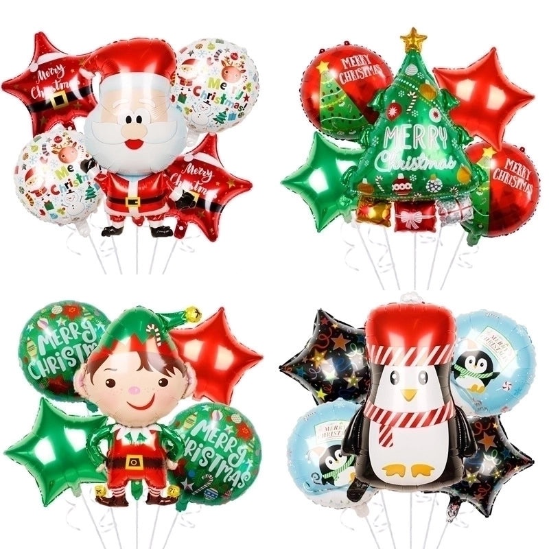 Christmas Santa Claus and Reindeer Candy Foil Party Balloon | Party Supplies