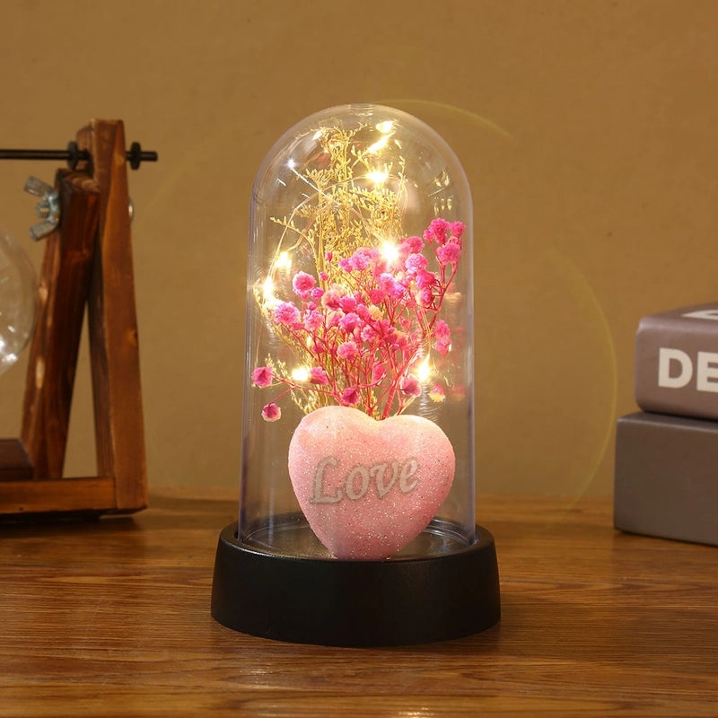 Romantic Heart-Shaped Pastoral Plastic Decor for Indoor Home | Home Decor