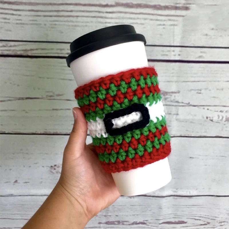 Wool Knitted Mug Set for Christmas Decoration | Home & Kitchen Decor